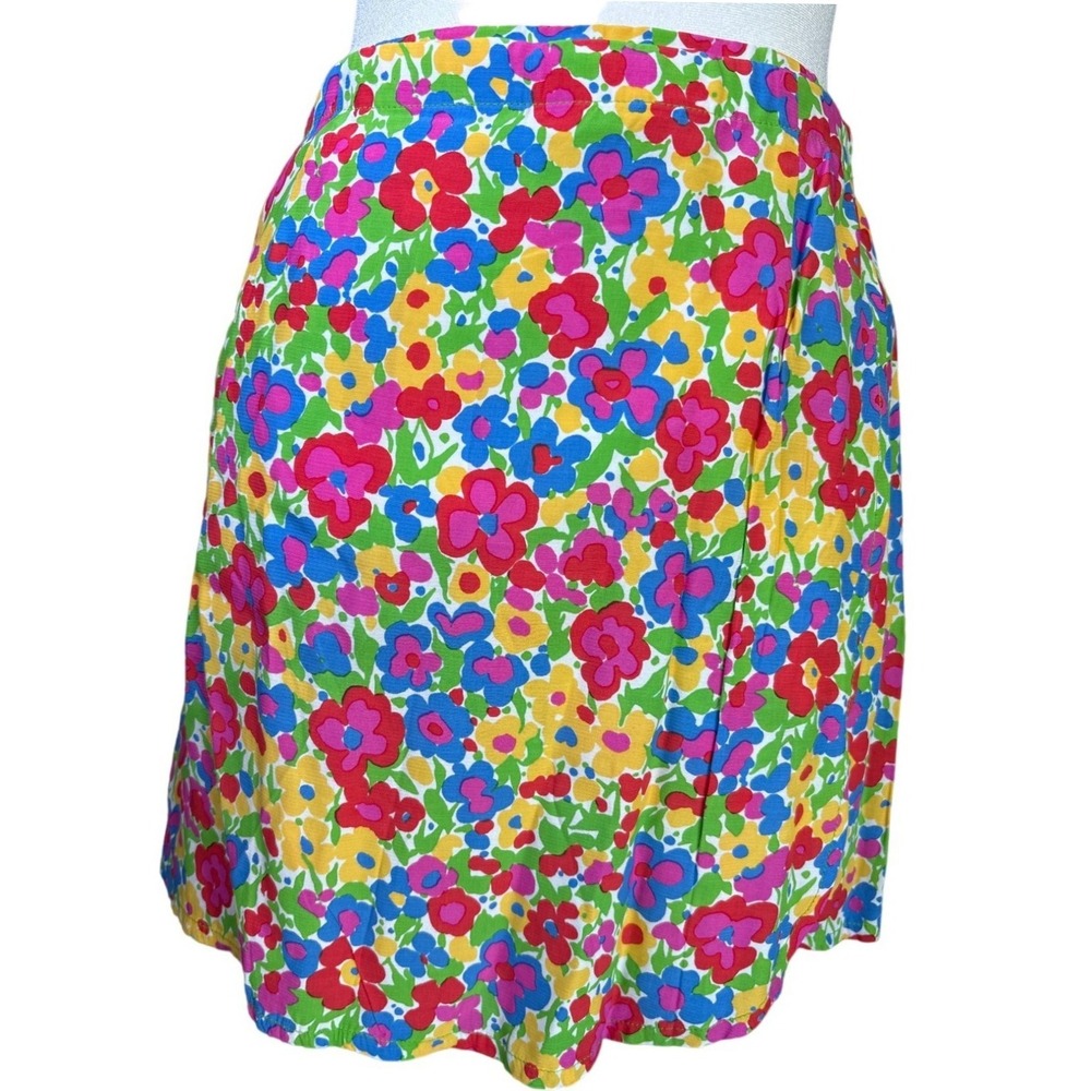 FAITHFULL THE BRAND Lucio Wrap Mini Skirt La Fortuna Floral Size 6 NWT